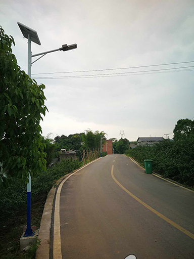 重庆农村太阳能路灯照明江津区几江鲤鱼石街工程项目